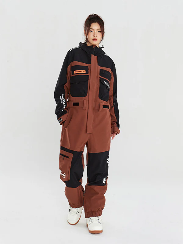 Women's Nandn Field Cargo Snowsuit One Piece - Image 2