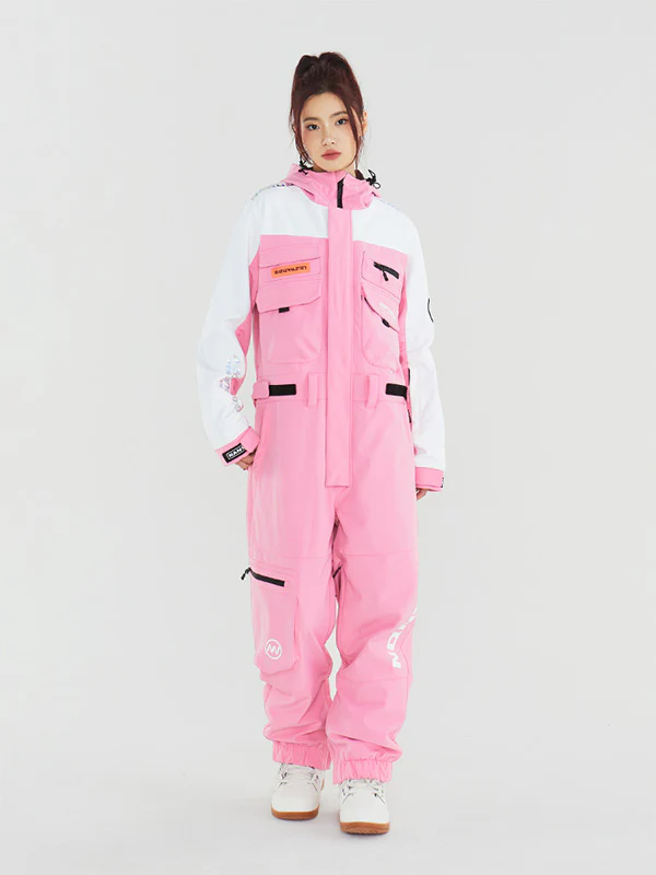 Women's Nandn Field Cargo Snowsuit One Piece - Image 4