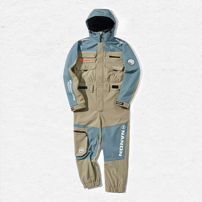 Women's Nandn Field Cargo Snowsuit One Piece - Image 7