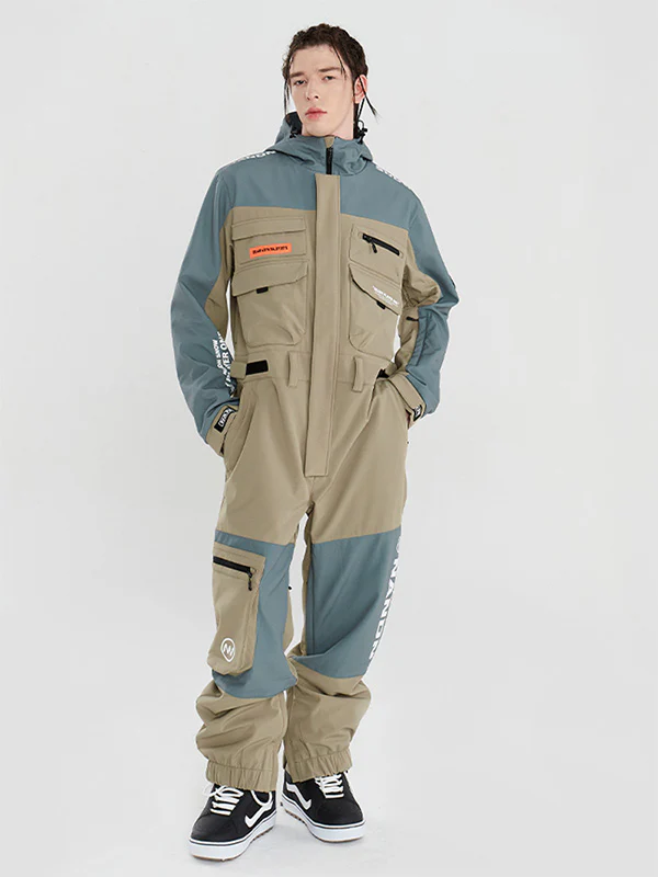 Women's Nandn Field Cargo Snowsuit One Piece - Image 8