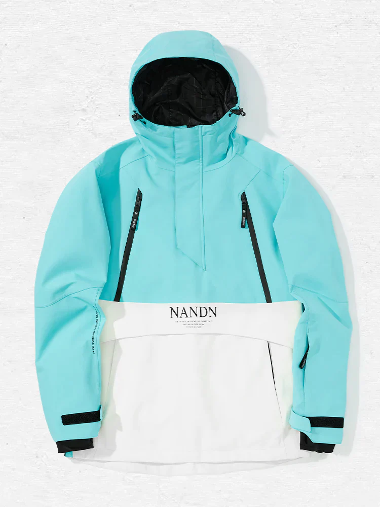 Women's Nandn Happy Holidays Snowboard Anorak Jacket - Image 3