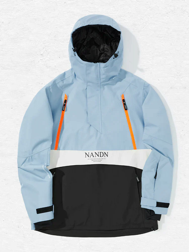 Women's Nandn Happy Holidays Snowboard Anorak Jacket - Image 6