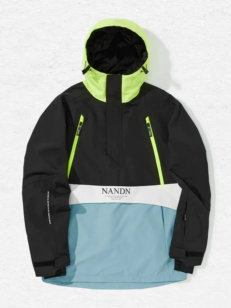 Women's Nandn Happy Holidays Snowboard Anorak Jacket - Image 8