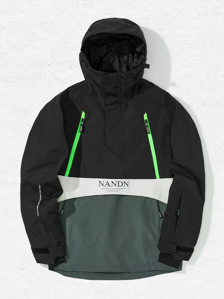 Women's Nandn Happy Holidays Snowboard Anorak Jacket - Image 9