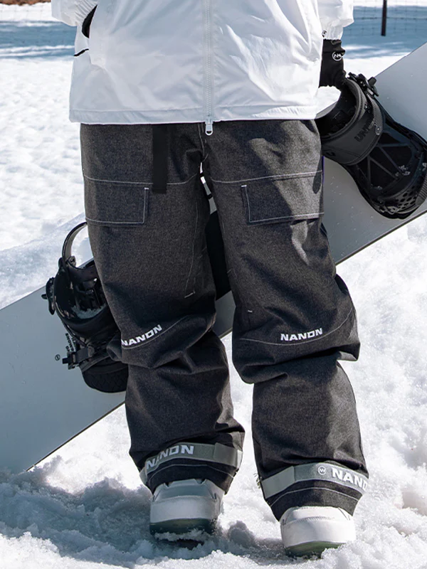 Women's Nandn Mountain Beast Denim Prime Baggy Snowboard Pants - Image 3