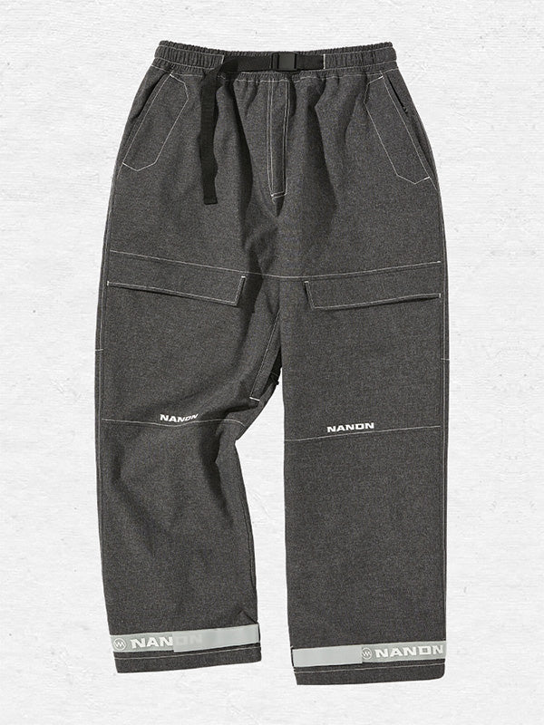 Women's Nandn Mountain Beast Denim Prime Baggy Snowboard Pants - Image 4
