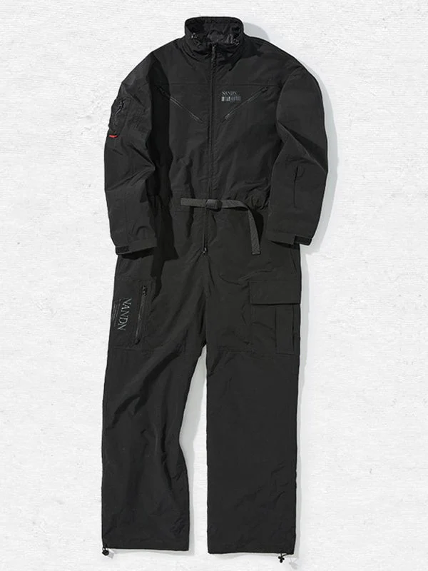 Women's Nandn Mountain Cargo Baggy Snowsuit One Piece Snow Jumpsuit - Image 14