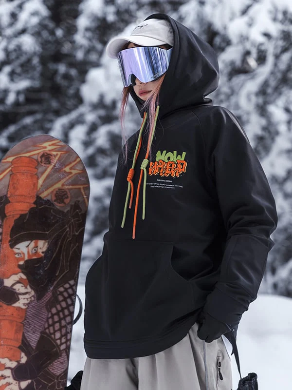 Women's Nandn Mountain Chill Out Baggy Snowboard Hoodie - Image 2