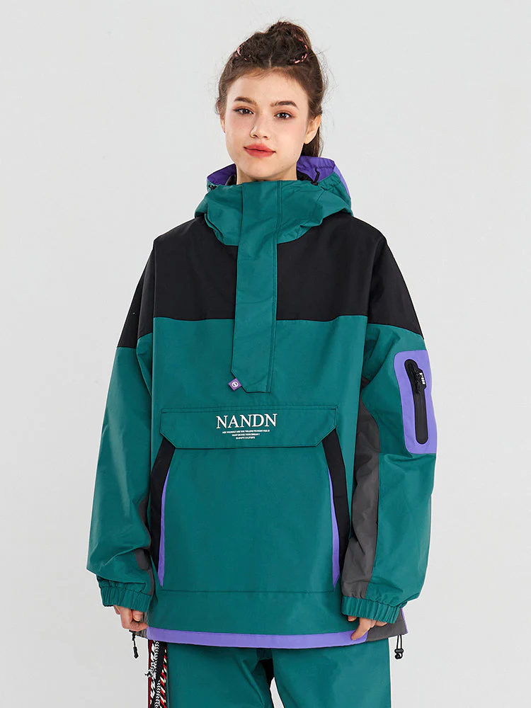Women's Nandn Mountain Love Top Fashion Anorak Jacket - Image 3
