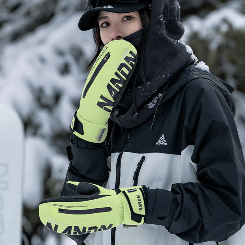 Women's Nandn PowderPeak KEVLAR Extreme Weather Snow Mittens - Image 12