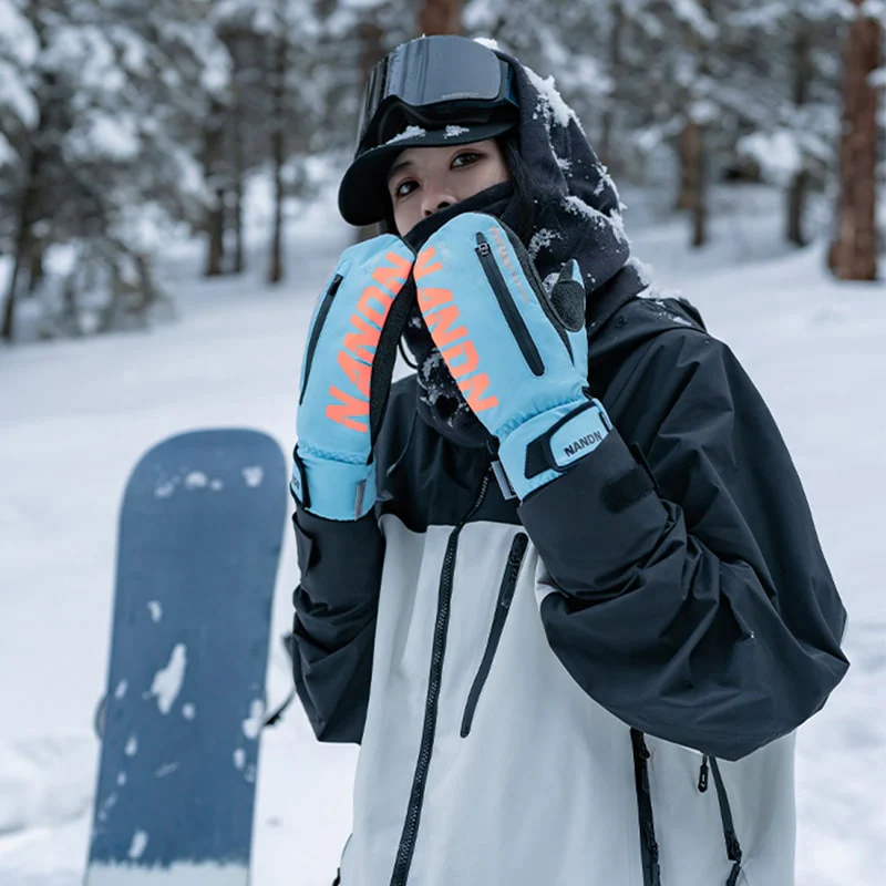 Women's Nandn PowderPeak KEVLAR Extreme Weather Snow Mittens - Image 13