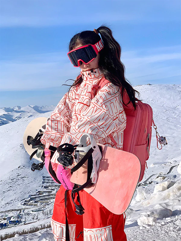 Women's Nandn Print Snowboard Jacket - Image 5