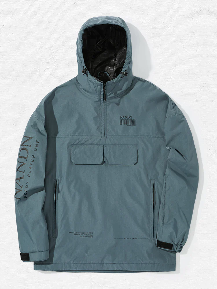 Women's Nandn Ready Player Snowboard Anorak Jacket - Image 11