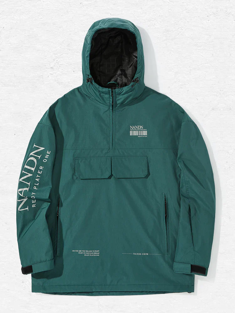 Women's Nandn Ready Player Snowboard Anorak Jacket - Image 12