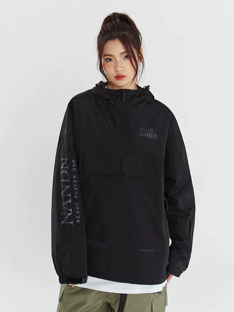 Women's Nandn Ready Player Snowboard Anorak Jacket - Image 5