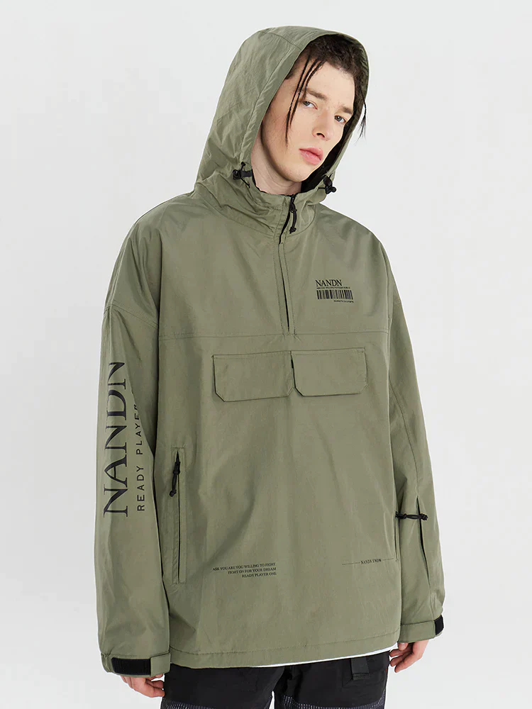 Women's Nandn Ready Player Snowboard Anorak Jacket - Image 7