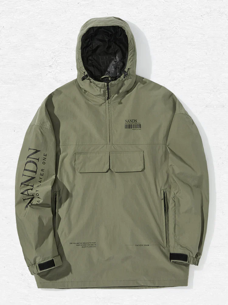 Women's Nandn Ready Player Snowboard Anorak Jacket - Image 8