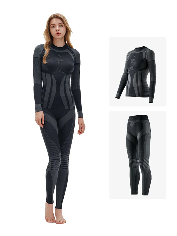 Women's Nandn Winter Sports Warm Performance Baselayer Set - Image 9