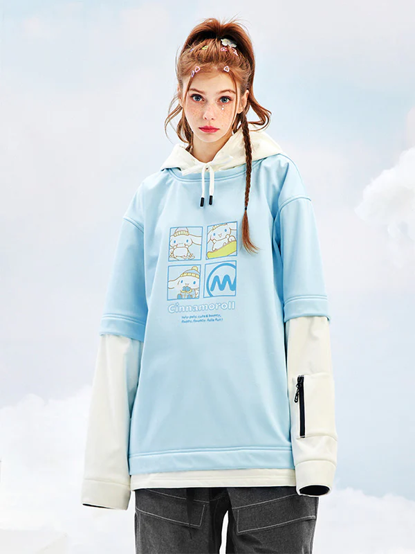 Women's Nandn x Hello Kitty Snowboard Hoodie - Image 6