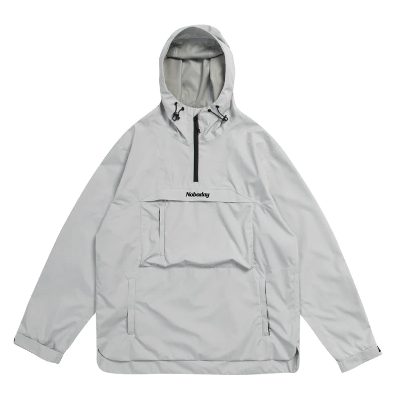 Women's Nobaday Dawn Large Pocket Windbreaker Anorak Snowboard Jacket - Image 2