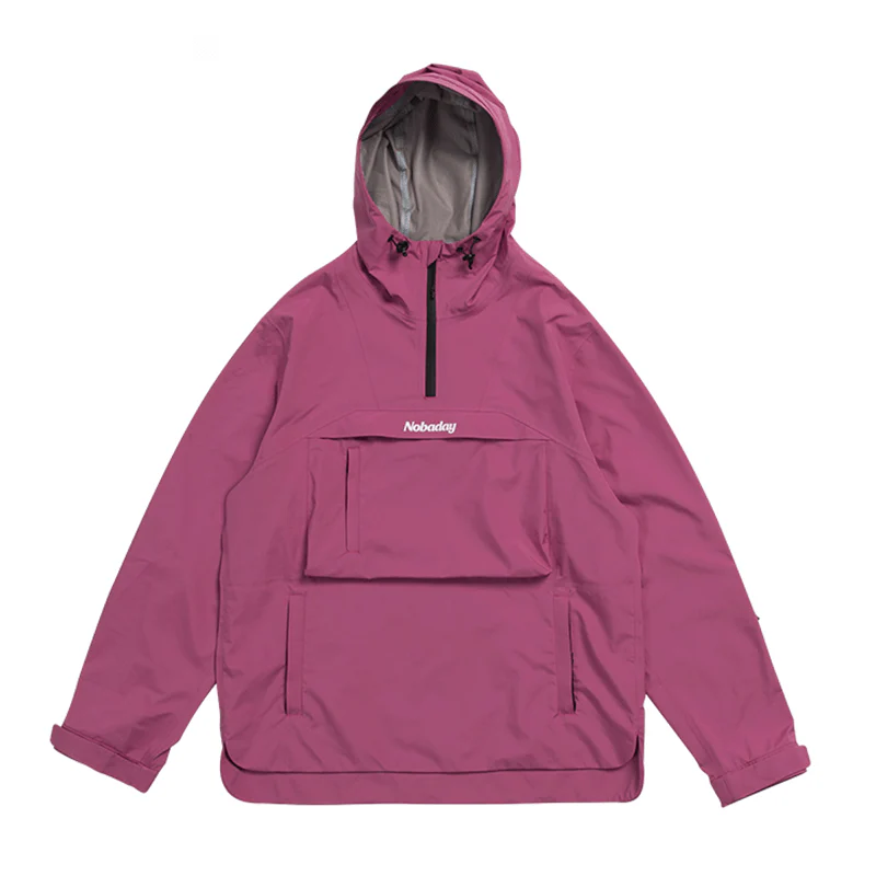 Women's Nobaday Dawn Large Pocket Windbreaker Anorak Snowboard Jacket - Image 3