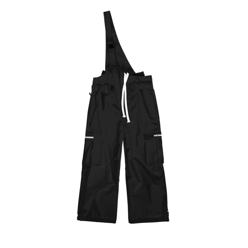 Women's North White Snowrush 3L Bibs Overall with One-shoulder Strap - Image 13