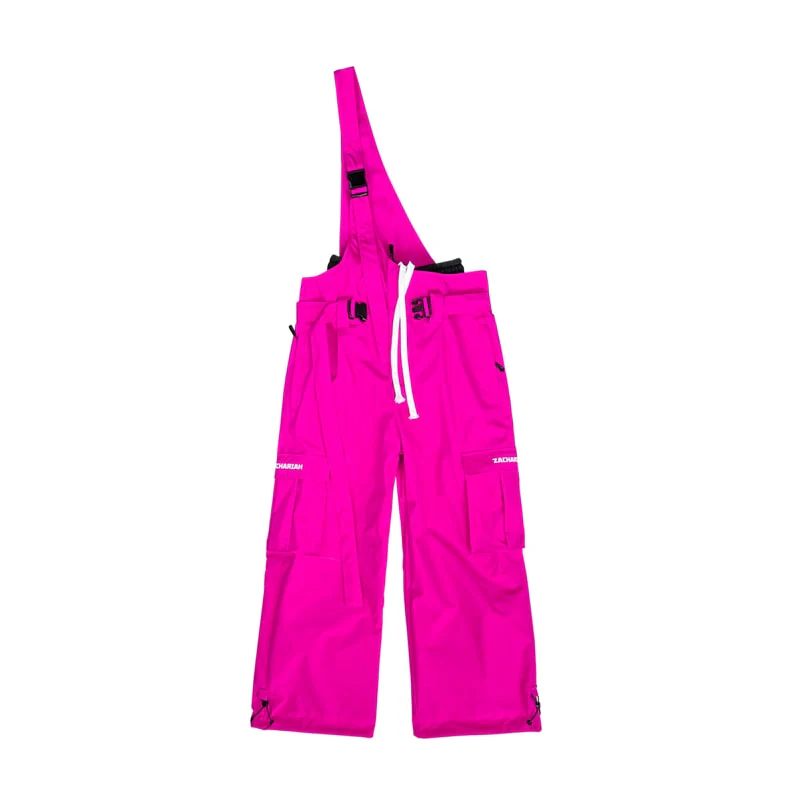 Women's North White Snowrush 3L Bibs Overall with One-shoulder Strap - Image 6