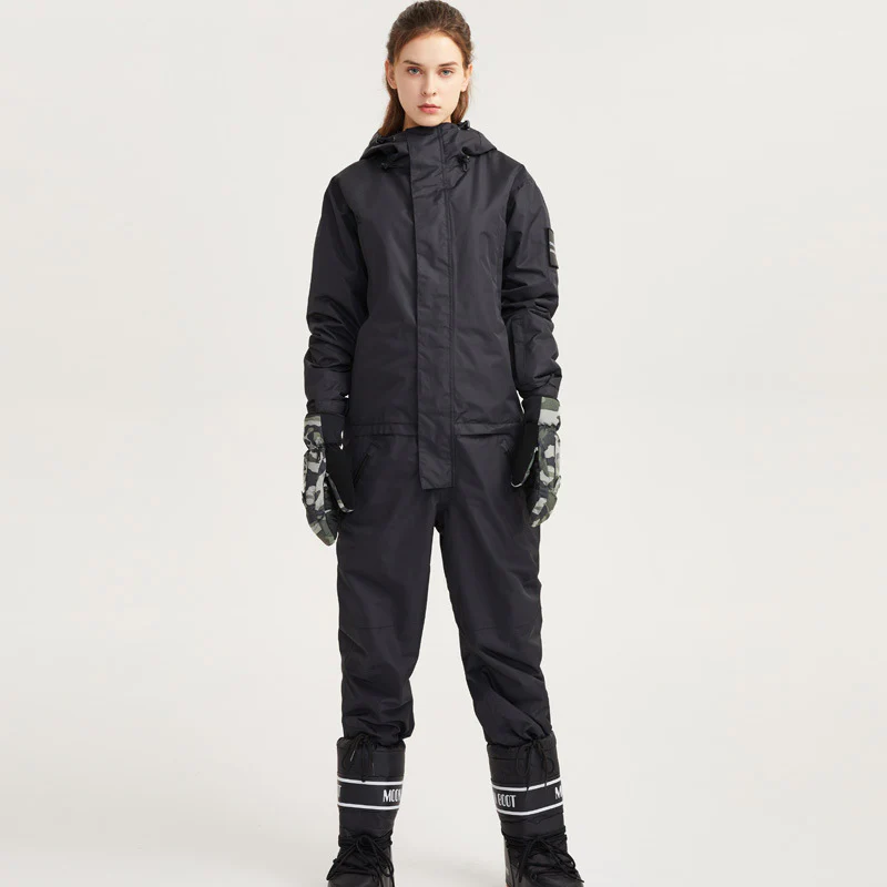 Women's Northfeel Hygge One Piece White Snowuits Ski Jumpsuits - Image 4