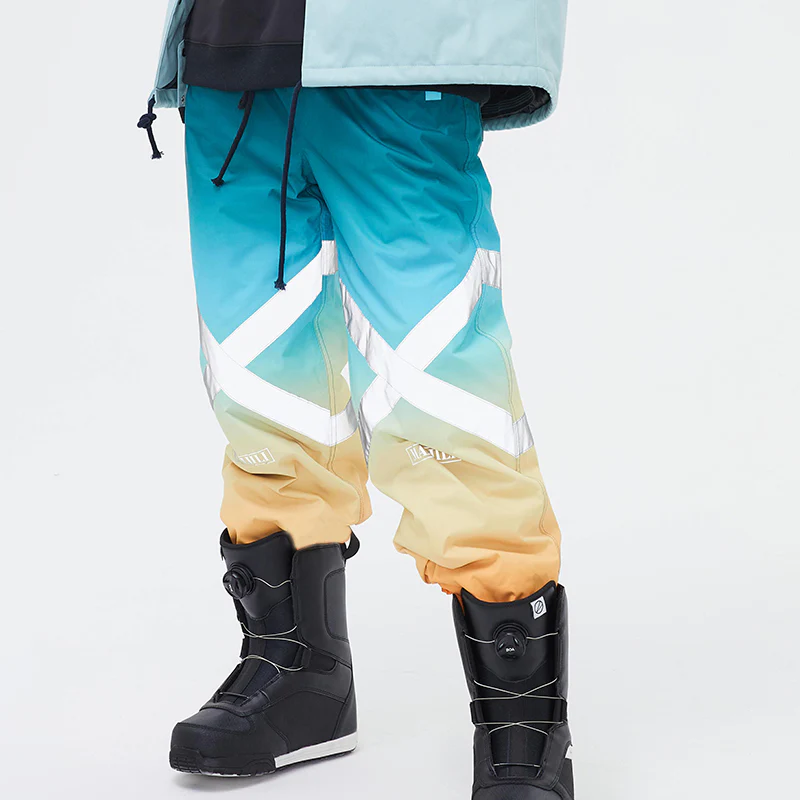 Women's Northfeel Moonlight Neon Light Reflective Waterproof Snow Pants - Image 3