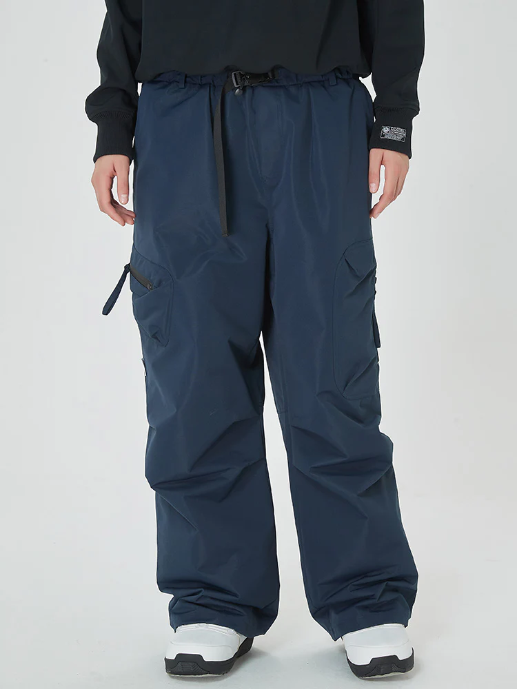 Women's Prime Mountain Baggy Snow Pants with Dual Side Cargo Pockets - Image 15