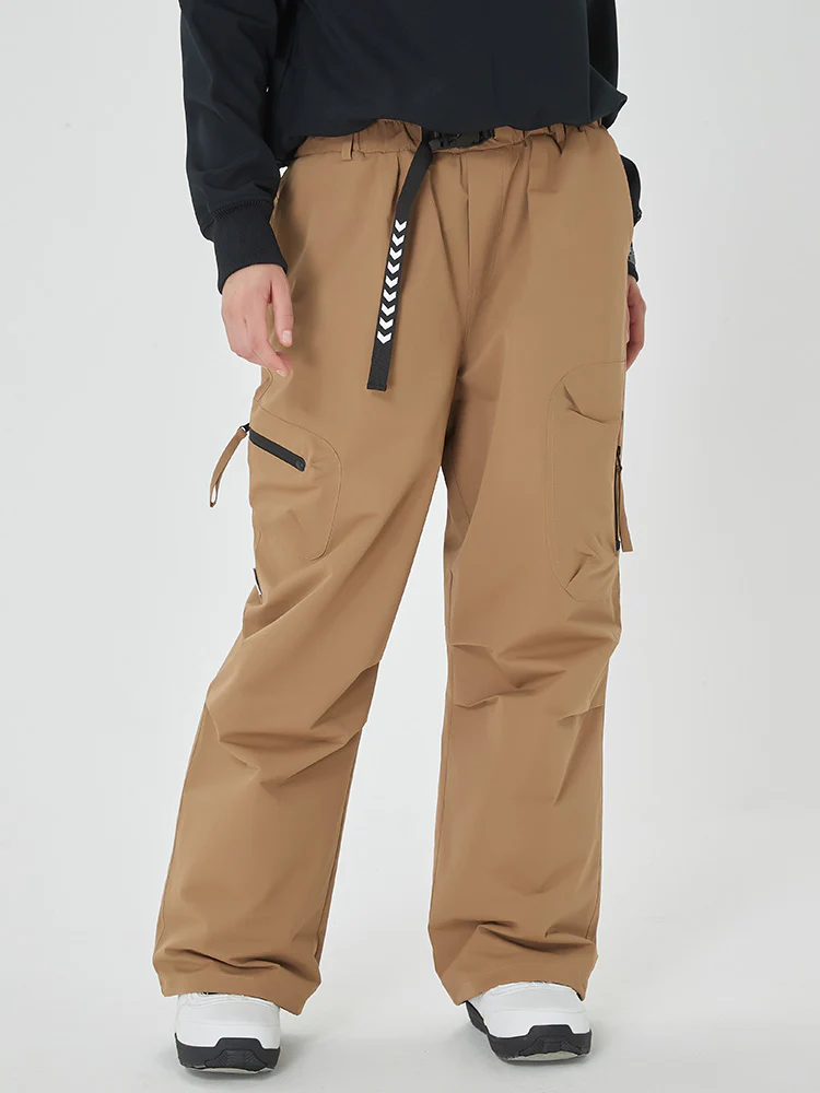 Women's Prime Mountain Baggy Snow Pants with Dual Side Cargo Pockets - Image 17