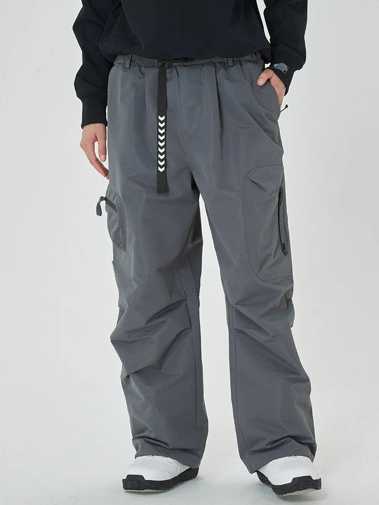 Women's Prime Mountain Baggy Snow Pants with Dual Side Cargo Pockets - Image 18