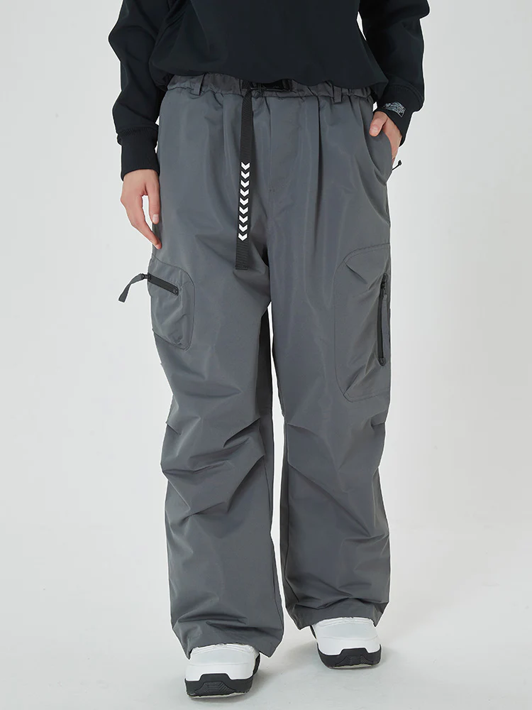 Women's Prime Mountain Baggy Snow Pants with Dual Side Cargo Pockets - Image 19
