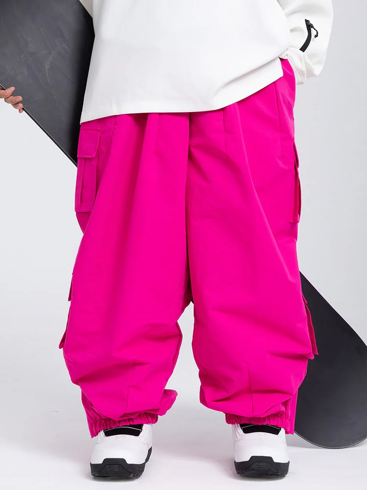 Women's Rabbit Snow Prime Cargo Baggy Snowboard Pants - Image 7