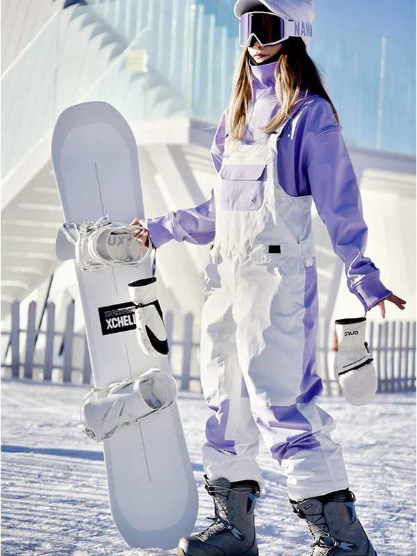 Women's Rabbit Snow Freestyle Mountain Discover Snowboard Pants Ski Bibs - Image 14