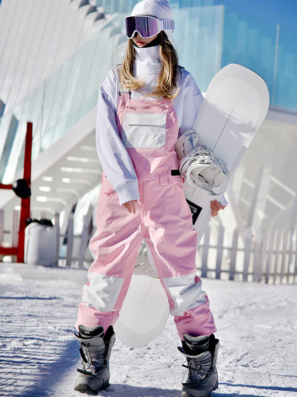 Women's Rabbit Snow Freestyle Mountain Discover Snowboard Pants Ski Bibs - Image 4