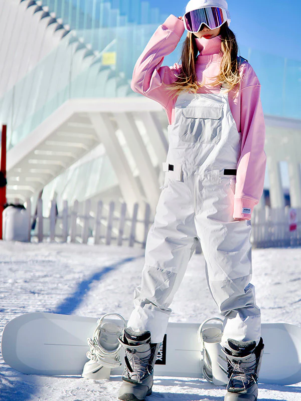 Women's Rabbit Snow Freestyle Mountain Discover Snowboard Pants Ski Bibs - Image 7