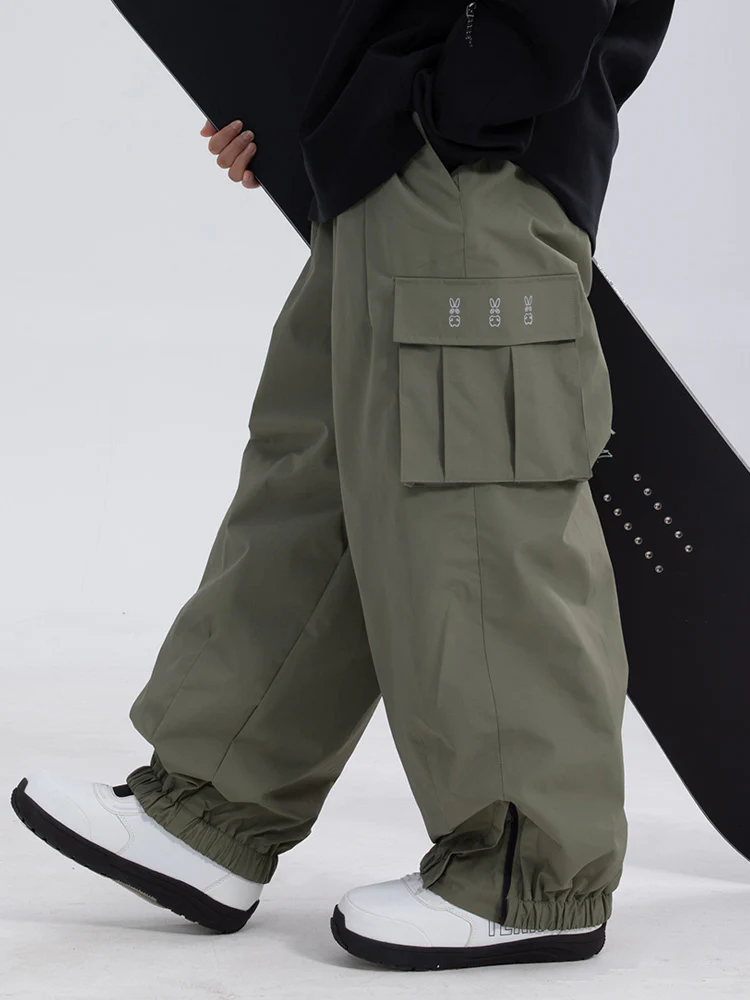 Women's Rabbit Snow StreetFlow Freestyle Oversize Baggy Snow Pants - Image 11