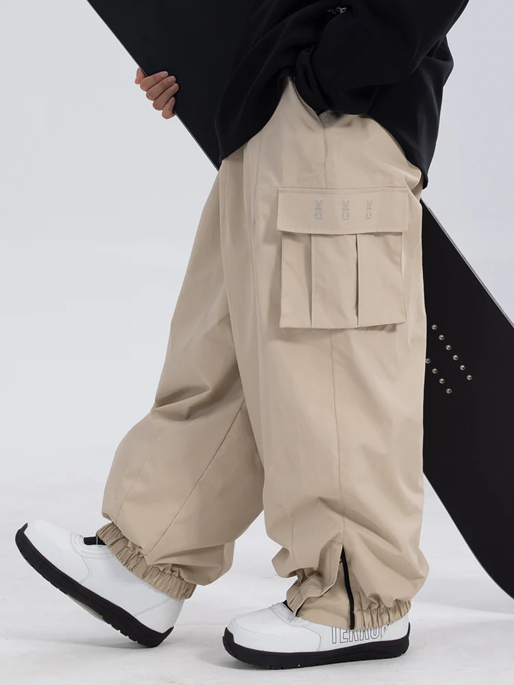 Women's Rabbit Snow StreetFlow Freestyle Oversize Baggy Snow Pants - Image 3