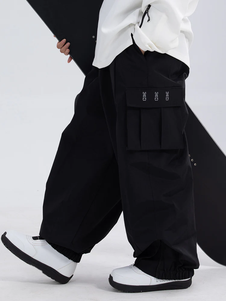 Women's Rabbit Snow StreetFlow Freestyle Oversize Baggy Snow Pants - Image 7