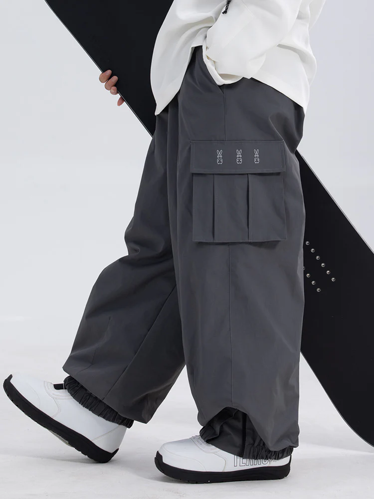 Women's Rabbit Snow StreetFlow Freestyle Oversize Baggy Snow Pants - Image 9