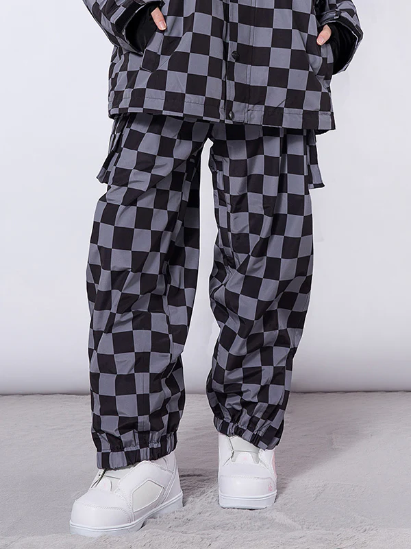 Women's RAWRWAR Checkerboard Snowboard Pants - Image 3