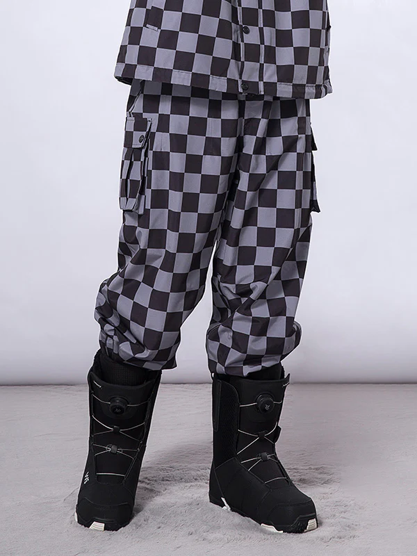 Women's RAWRWAR Checkerboard Snowboard Pants - Image 4
