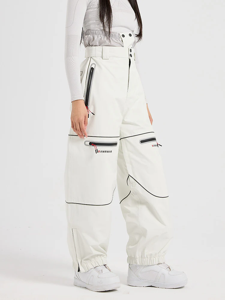 Women's RAWRWAR Flyflow Light Reflective Mountain Pro Baggy Snow Pants - Image 6
