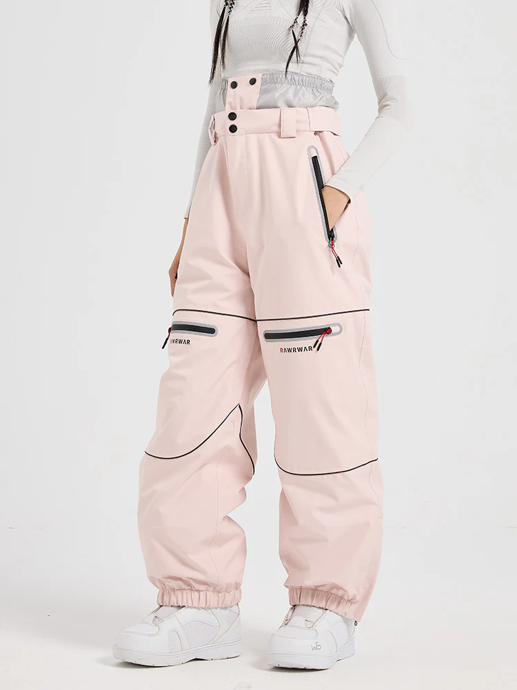 Women's RAWRWAR Flyflow Light Reflective Mountain Pro Baggy Snow Pants - Image 8