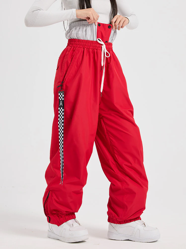 Women's RAWRWAR Freestyle Baggy Cargo Snow Pants - Image 8