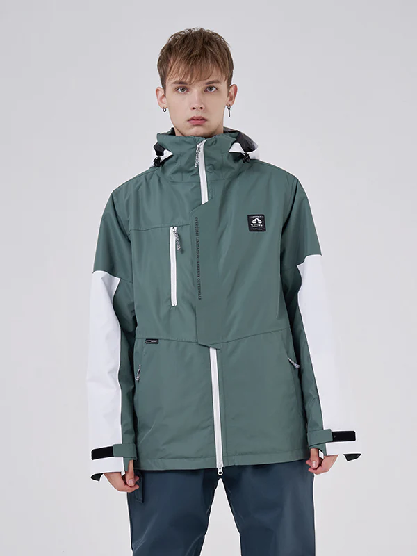 Women's RAWRWAR Powder Space Colorblock Sleeve Winter Parka Snow Jacket - Image 6