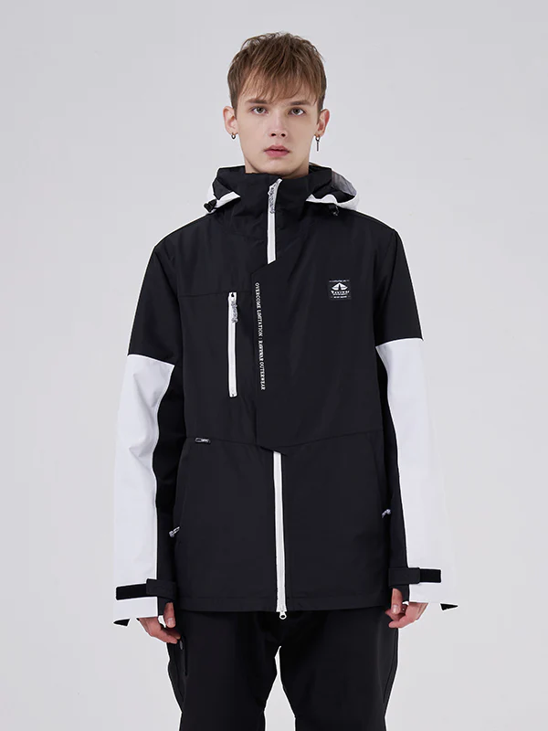 Women's RAWRWAR Powder Space Colorblock Sleeve Winter Parka Snow Jacket - Image 8