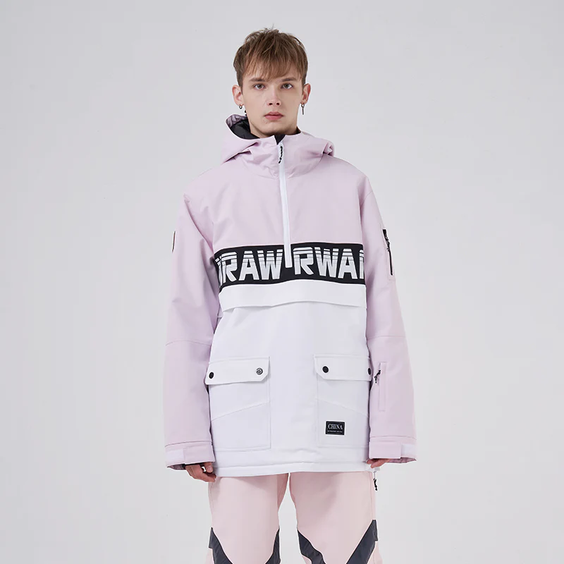 Women's RAWRWAR Powershot Cargo Half Zipper Snow Jacket with Removable Hem - Image 5