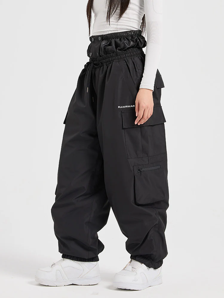 Women's RAWRWAR Prime Cargo Baggy Snowboard Pants - Image 2
